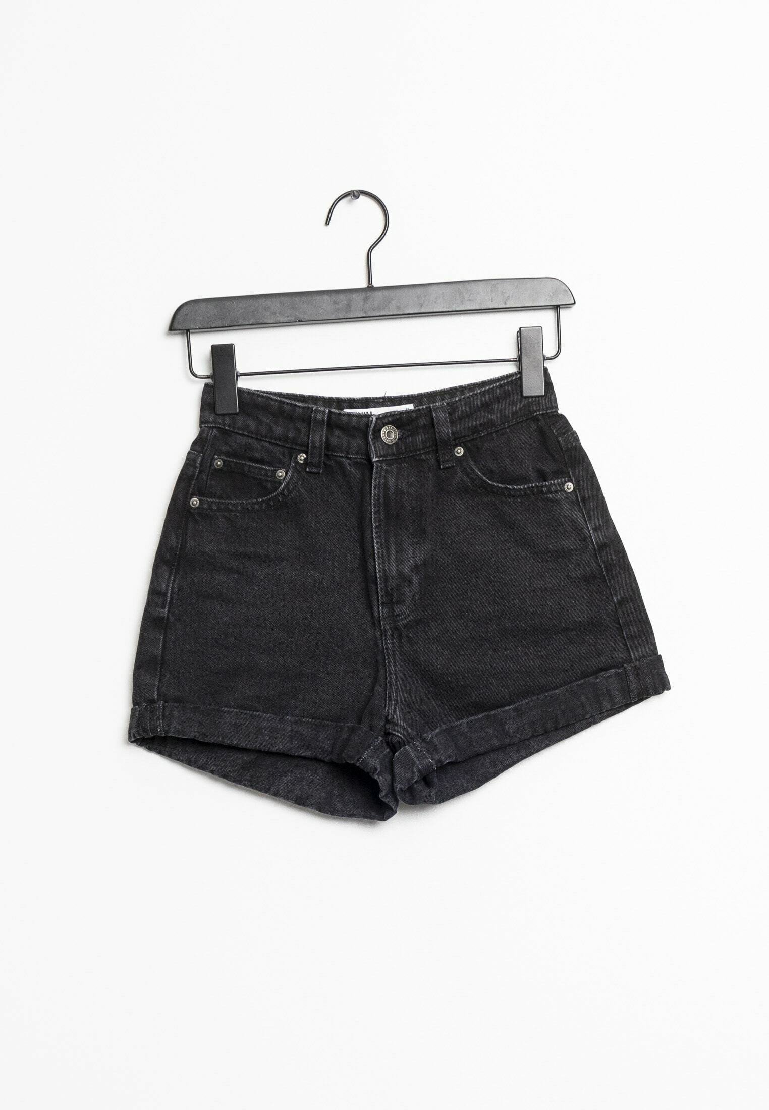 Bershka Shorts vaqueros - black/negro - Zalando.es