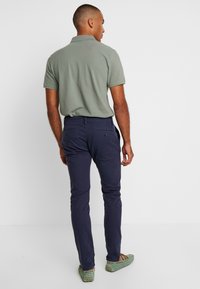 TOM TAILOR Chino - navy yarn dye structure