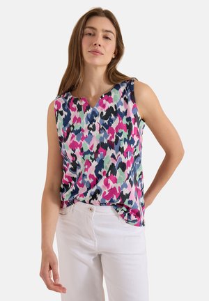 Cecil, TOP MIT SPLIT NECK UND PRINT - Débardeur - juicy lime