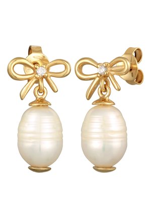 DAINTY PLAYFUL BOW - Ohrringe - gold-coloured