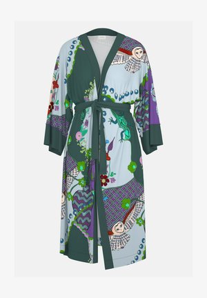 mey, MEY KIMONO SERIE SECRET GLADE BUNT - Accappatoio - mystic jade