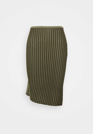 FLUTED SKIRT - Pliiatsseelik - lichen