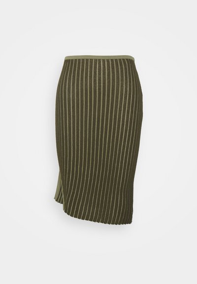 ECKHAUS LATTA FLUTED SKIRT - Puzdrová sukňa - lichen