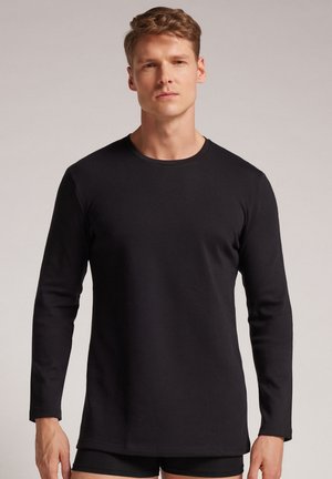 LONG SLEEVES WARM - Top s dlouhým rukávem - black