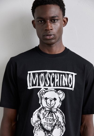 MOSCHINO Μπλουζάκι με στάμπα - fantasia nero
