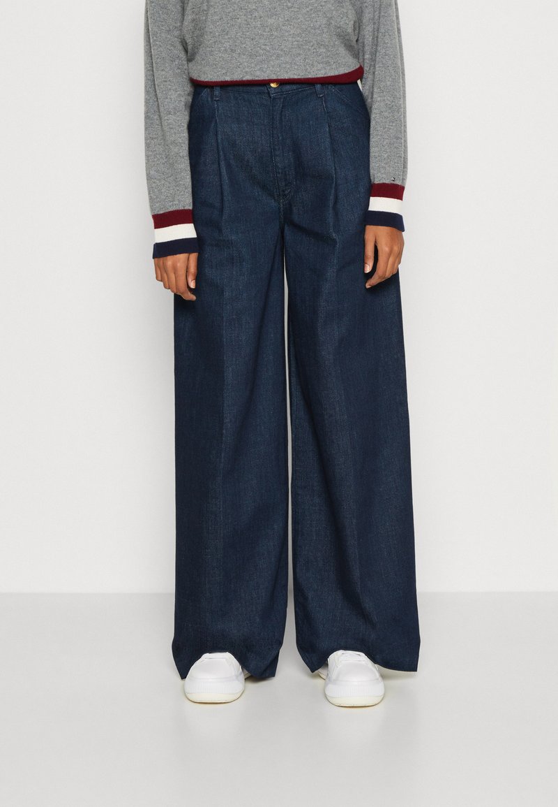 Tommy Hilfiger PLEATED WIDE LEG Jeans Relaxed Fit nala/darkblue