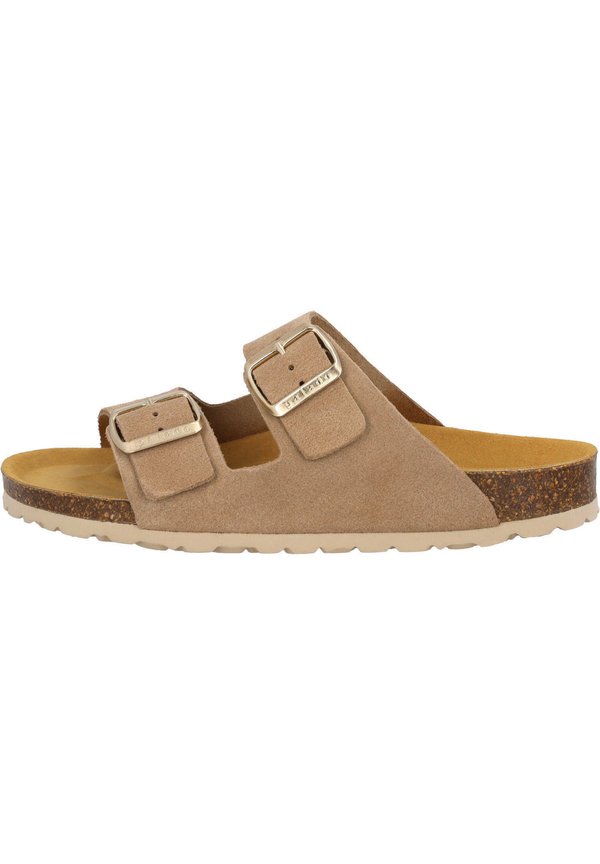 KORFU  - Pantolette flach - beige gold