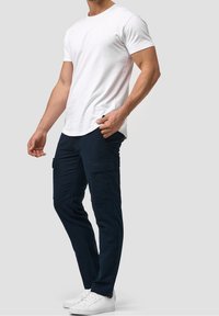 INDICODE JEANS Cargobukser - dark blue