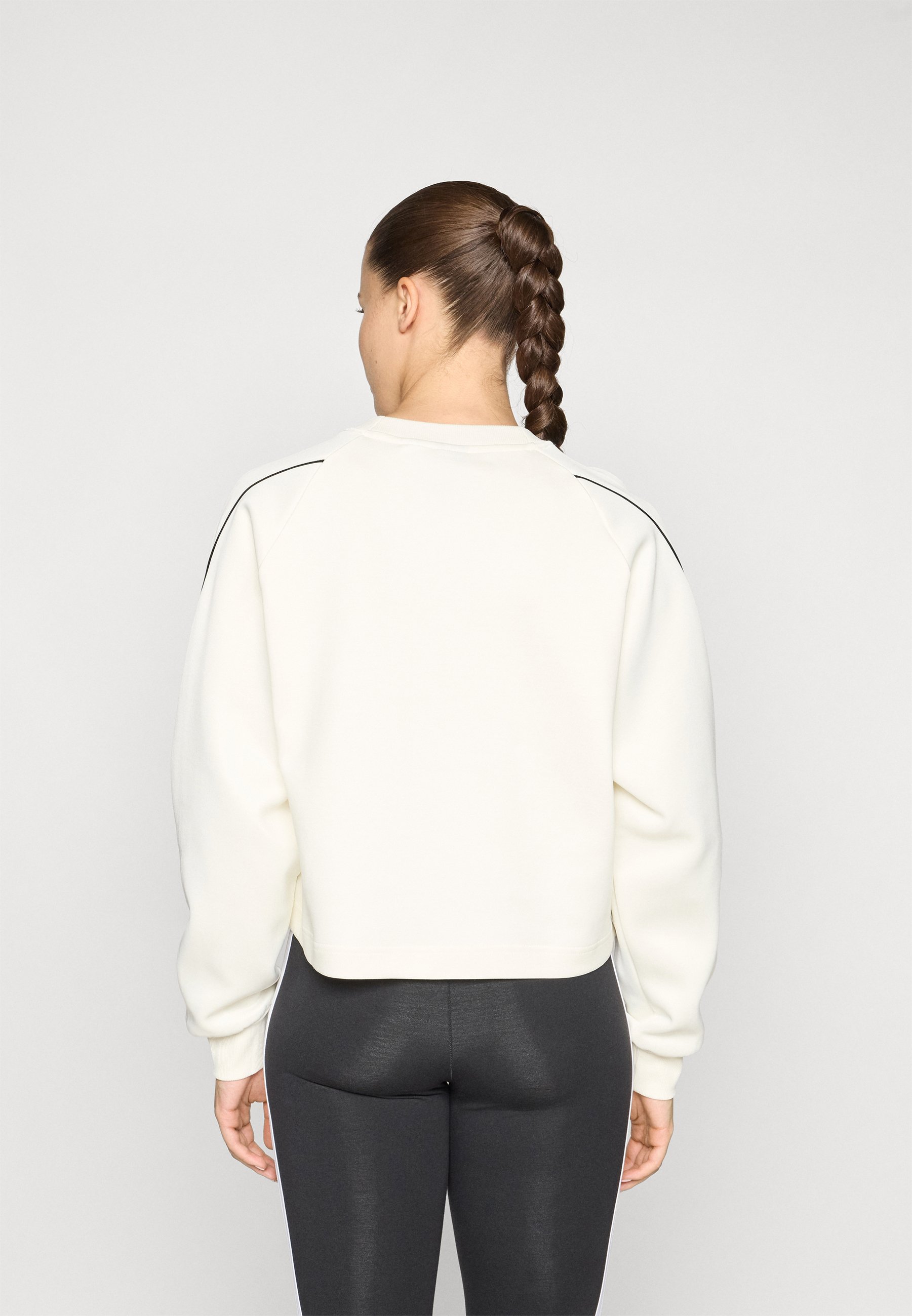 adidas Sportswear W STADIUM SWT - Sweatshirt - off white/black/off