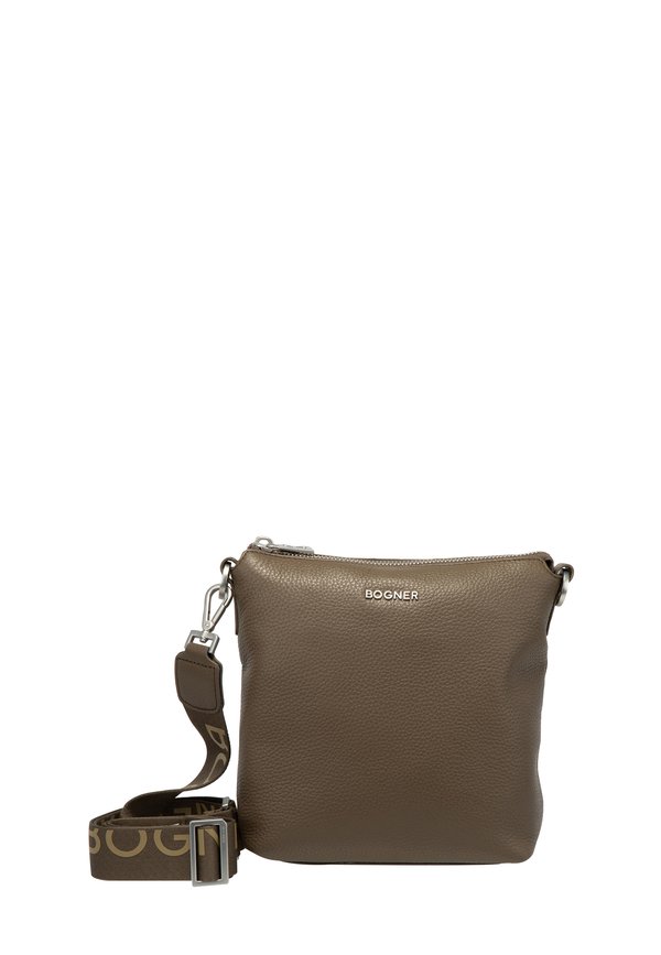 ANDERMATT FLAVIA SHOULDER - Umhängetasche - morel