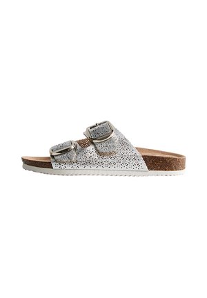 LAZER CUT STRAP - Sandales - silver