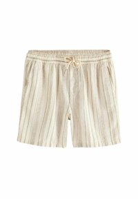 Next STRIPED TEXTURED DOCK REGULAR FIT - Træningsbukser - mottled beige