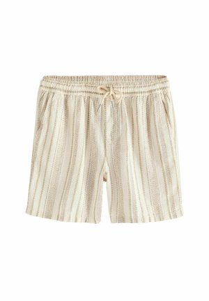 STRIPED TEXTURED DOCK REGULAR FIT - Træningsbukser - mottled beige