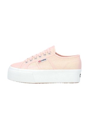 HANDGEFERTIGTER LAME SAOM MIT PLATEA - Trainers - pink ish iridesscent