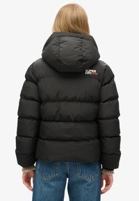 Superdry & Co HOODED PUFFER - Giacca invernale - black