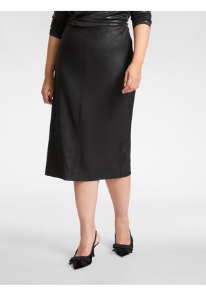 IN MILANO SPALMATO - Kokerrok - nero