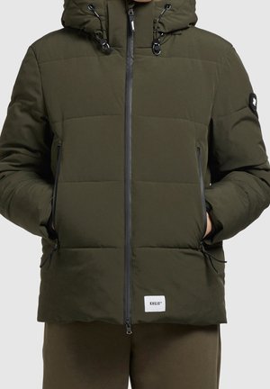 Winterjacke - dark green
