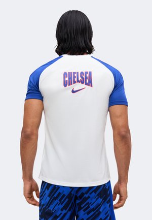 Nike Performance, CHELSEA FC STRIKE TOP THIRD - Спортна тениска - white/rush blue