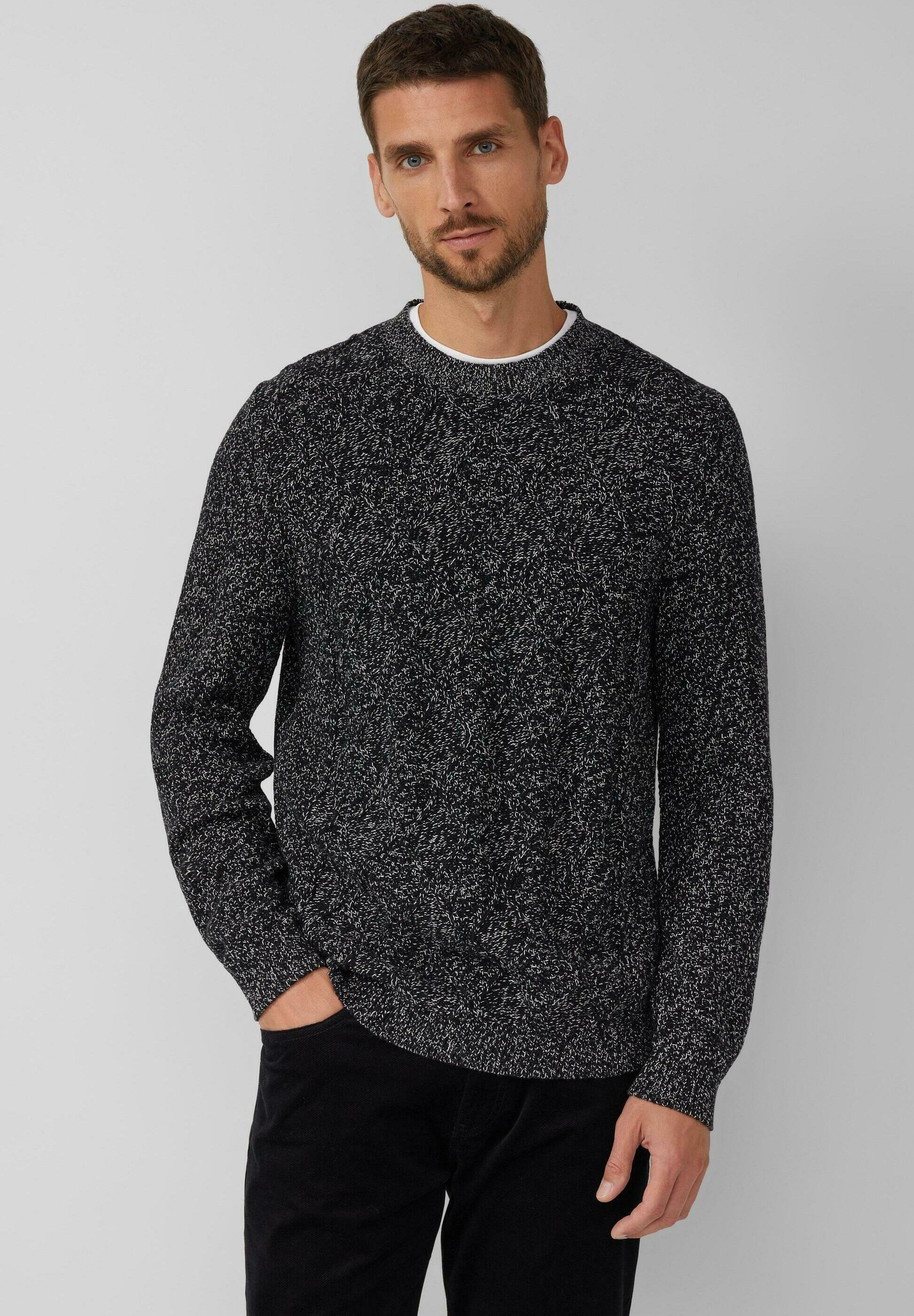 STRICK Strickpullover schwarz Zalando