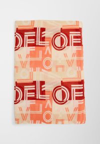 s.Oliver MIT PLISSEEFALTEN - Écharpe - rostrot