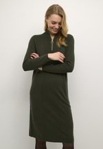 Cream Dela Skirt | Black + Cobblestone Melange