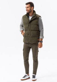 Ombre QUILTED - Weste - olive