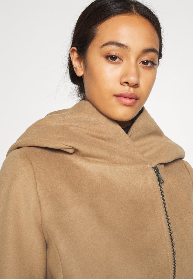 Only Onlcane Coat Manteau Court Camel Zalando Fr