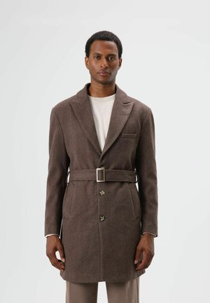 BELTED - Trenchcoat - dark brown