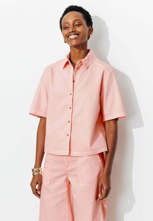 Promod, CHEMISE MANCHES COURTES - Chemisier - rose pâle