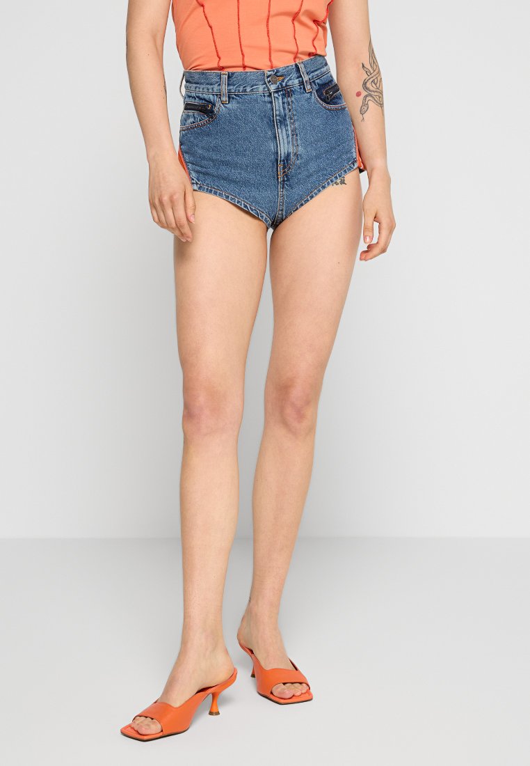 Diesel Jeansshort blauw