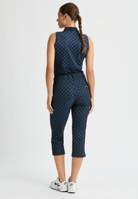 Röhnisch Pantaloncini 3/4 - micro r check navy