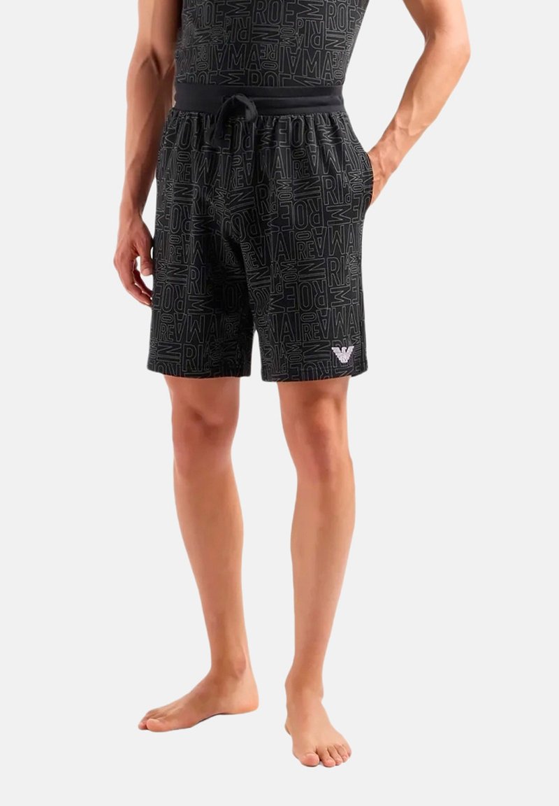 Emporio Armani LOUNGE - Pantalón de pijama - black