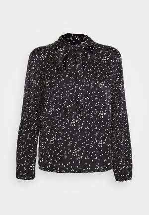 GAP Petite SCARF TOP - Bluză - black confetti