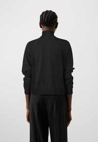 GAP LOGO QUARTER ZIP - Felpa - true black