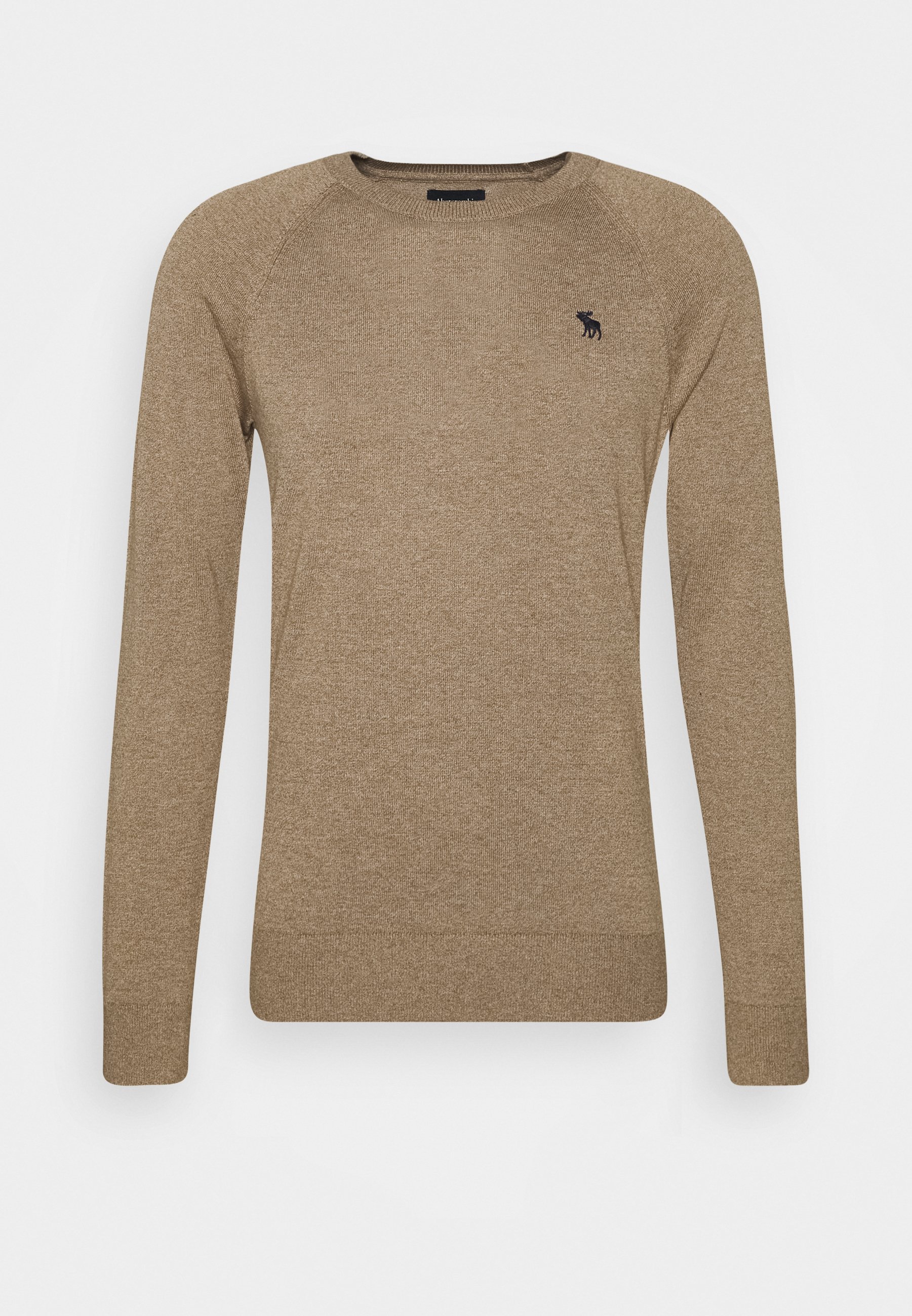 Abercrombie & Fitch CORE ICON CREW Strikkegenser tan Abercrombie & Fitch CORE ICON CREW - Strikkegenser - tan