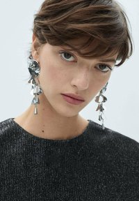 Mango Print T-shirt - silver-coloured