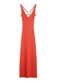 STRAPPY WITH DETAIL - Jumper dress - coral