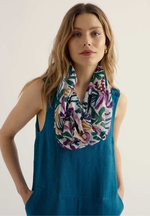 Seasalt Cornwall, SEASALT CORNWALL WILCOVE SNOOD - Κλειστό κασκόλ - multi - inky fronds chalk mix