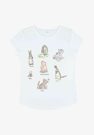 Disney DISNEY WINNIE THE POOH WINNIE POSTER - Print T-shirt - white