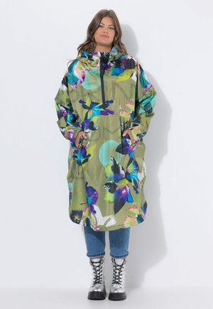 COLORFUL FLOWER PRINT RAIN - Parka - kiwi
