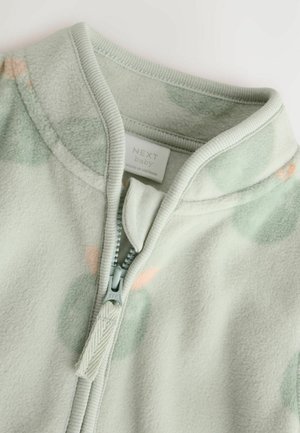 Next REGULAR FIT  - Flísová bunda - sage green apple print baby