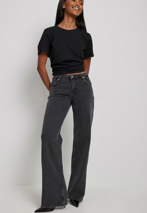 Flared jeans - dk grey