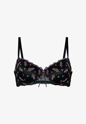 Hunkemöller, HUNKEMÖLLER PADDED UNDERWIRED BRA IRIS - Bügel BH - black