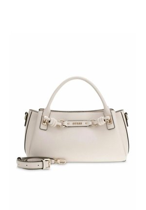 Guess, CAMELIA 3 COMP SATCHEL - Sac à main - cream white