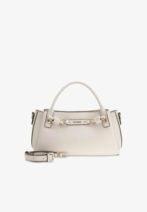 Guess, CAMELIA 3 COMP SATCHEL - Sac à main - cream white