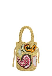 BEADED - Handtasche - yellow