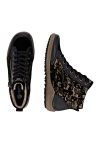 Remonte Bottines à lacets - schwarz