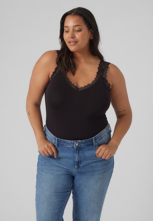 Vero Moda Curve VMCROSA  - Toppi - black