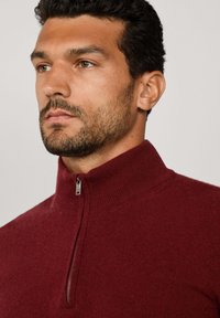 Hackett London Strickpullover - burgundy red