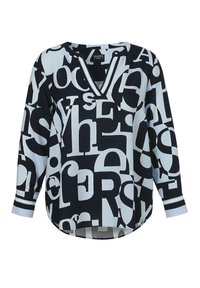 Via Appia Due V-AUSSCHNITT DRUCK - Blouse - hellblau